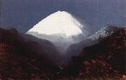 Der Elbrus, Mondnacht, Archip Iwanowitsch Kuindshi